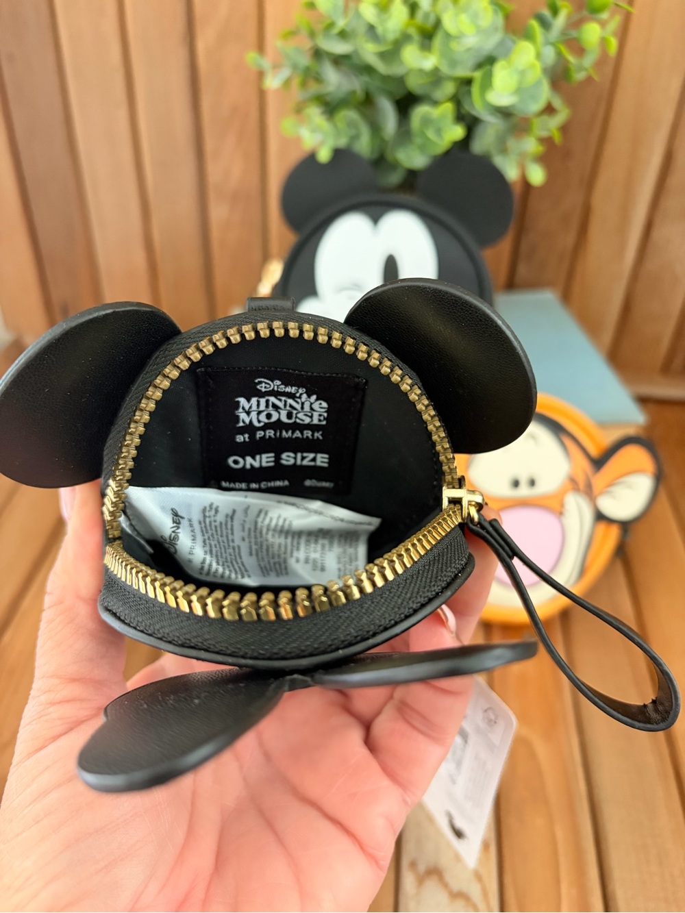 Disney Mickey Mouse Minnie Tigger Coin Purse, Wristlet Pouch NWT Primark - Picture 7 of 11